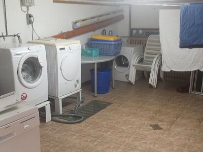 Der Wäscheraum im Keller